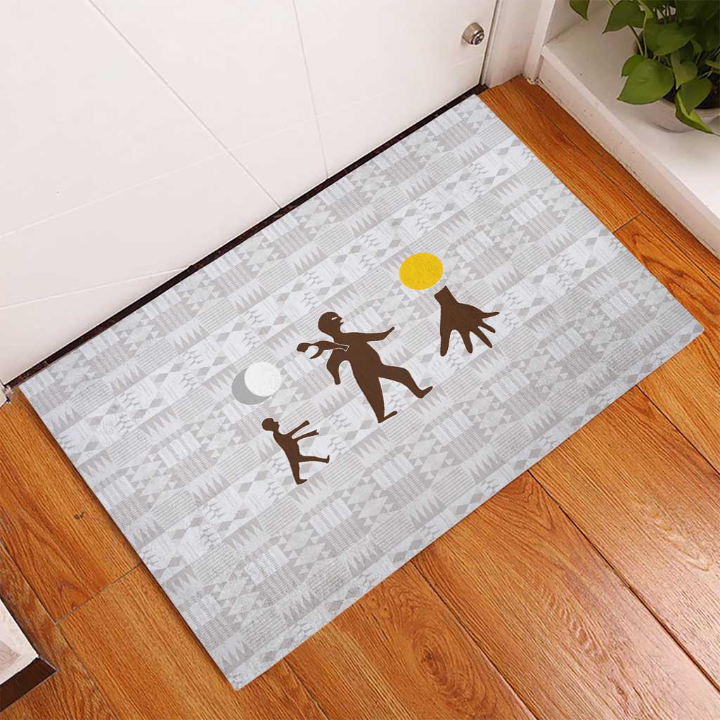 Kingdom of Kakongo Rubber Doormat Royal Stylized