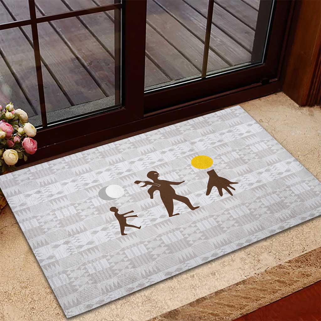 Kingdom of Kakongo Rubber Doormat Royal Stylized
