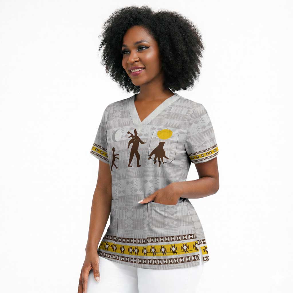 Personalized Kingdom of Kakongo Scrub Top Royal Stylized