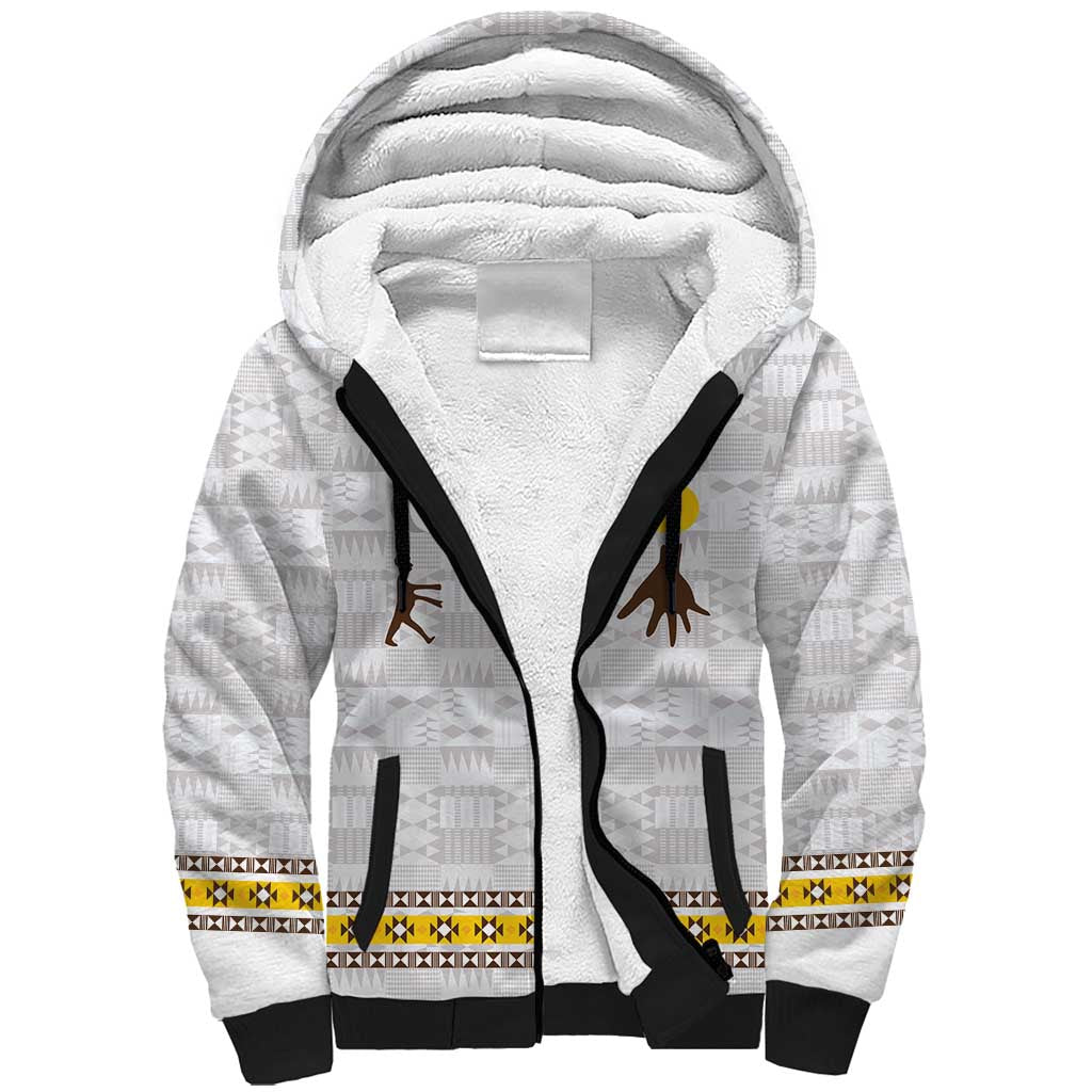 Personalized Kingdom of Kakongo Sherpa Hoodie Royal Stylized