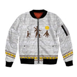 Personalized Kingdom of Kakongo Sleeve Zip Bomber Jacket Royal Stylized