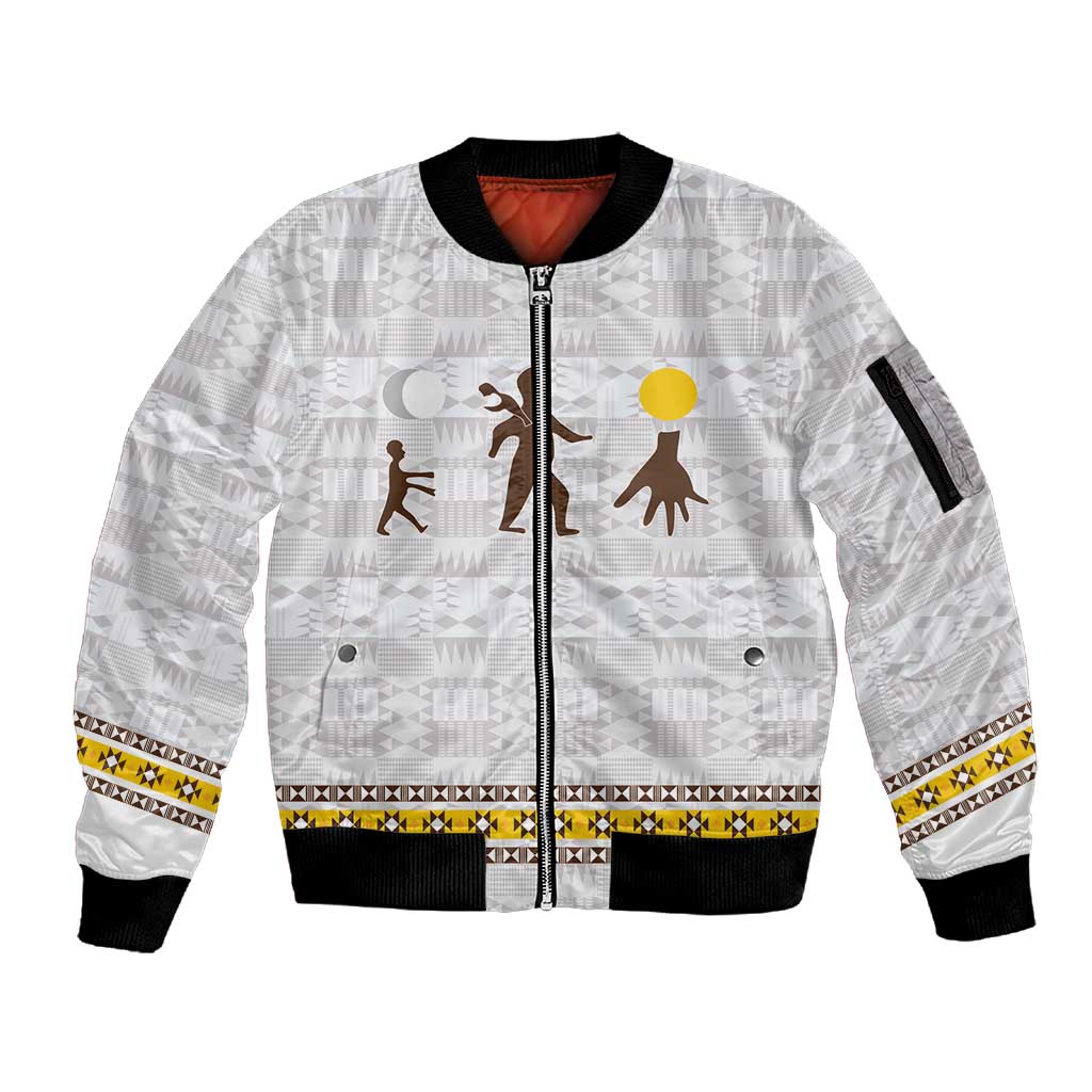 Personalized Kingdom of Kakongo Sleeve Zip Bomber Jacket Royal Stylized