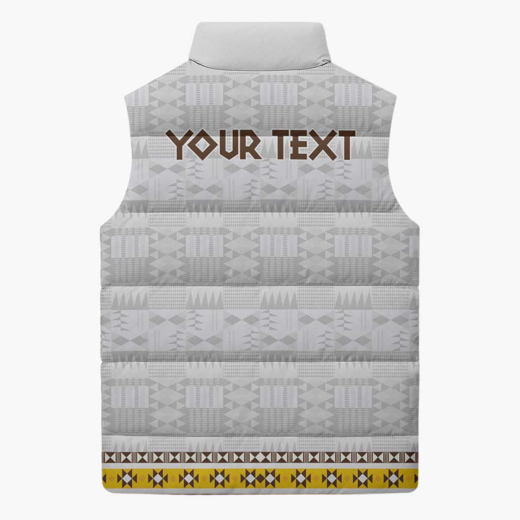 Personalized Kingdom of Kakongo Sleeveless Puffer Jacket Royal Stylized