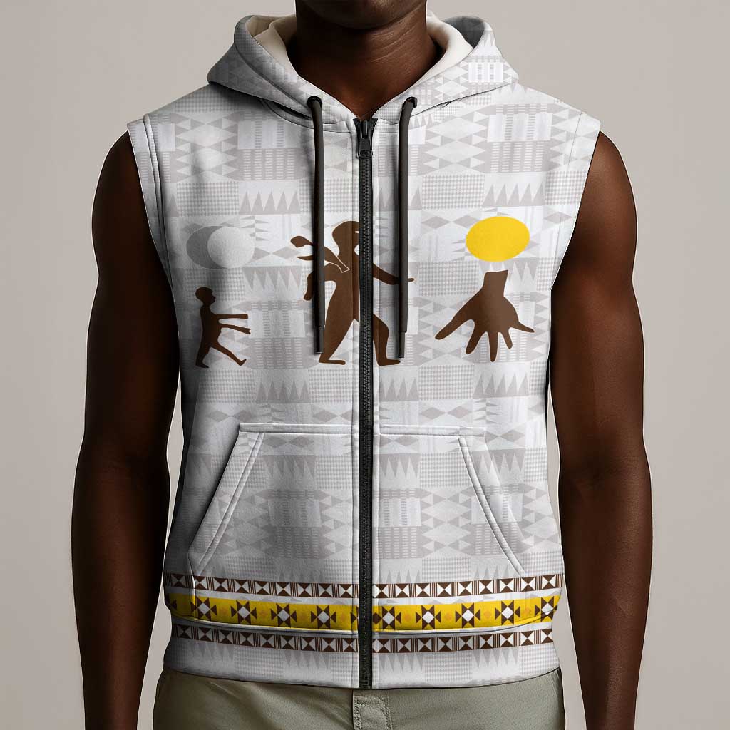 Personalized Kingdom of Kakongo Sleeveless Zip Hoodie Royal Stylized