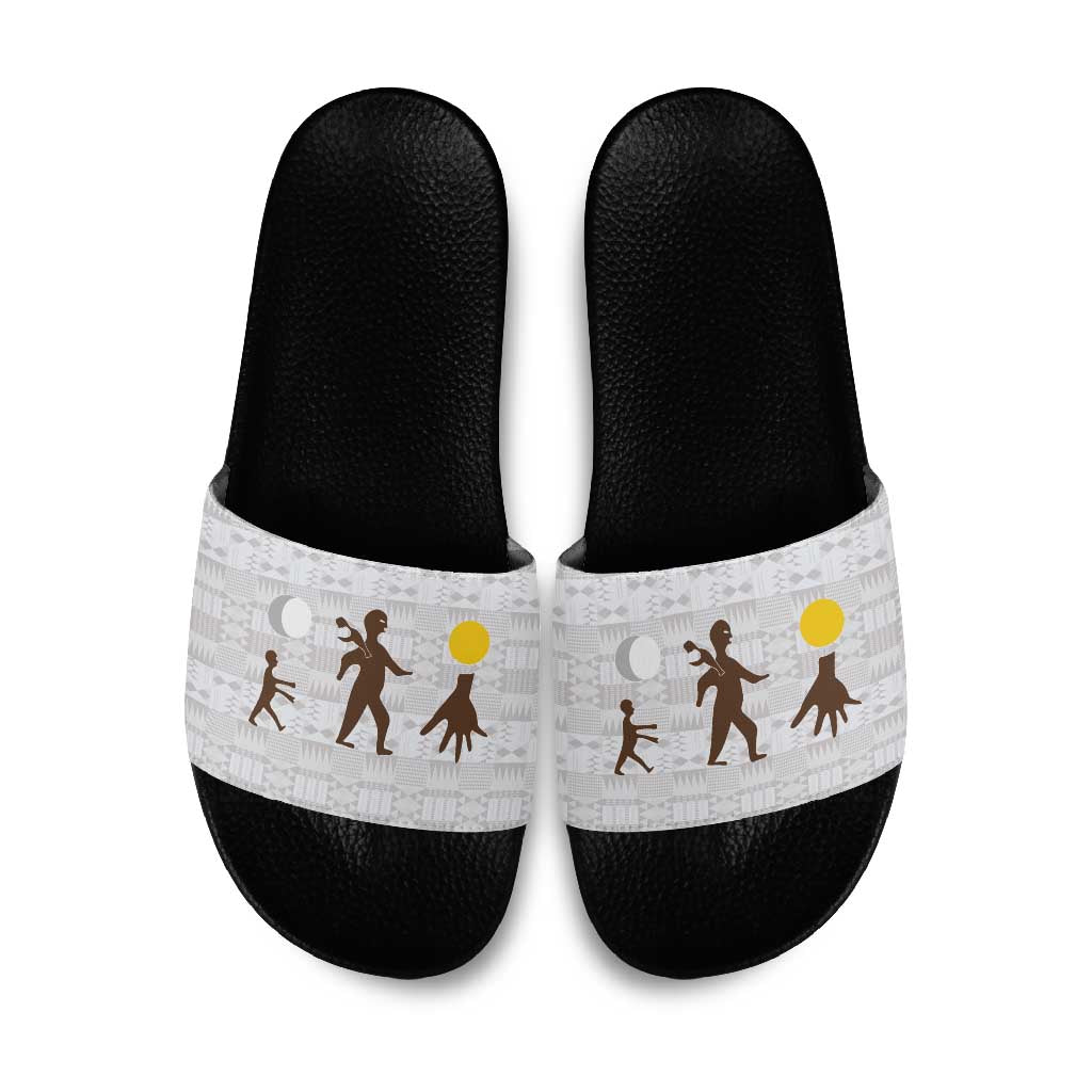 Kingdom of Kakongo Slide Sandals Royal Stylized