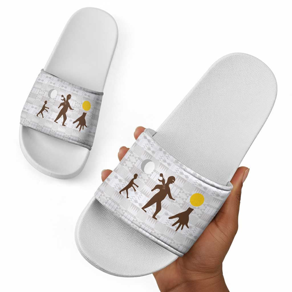 Kingdom of Kakongo Slide Sandals Royal Stylized