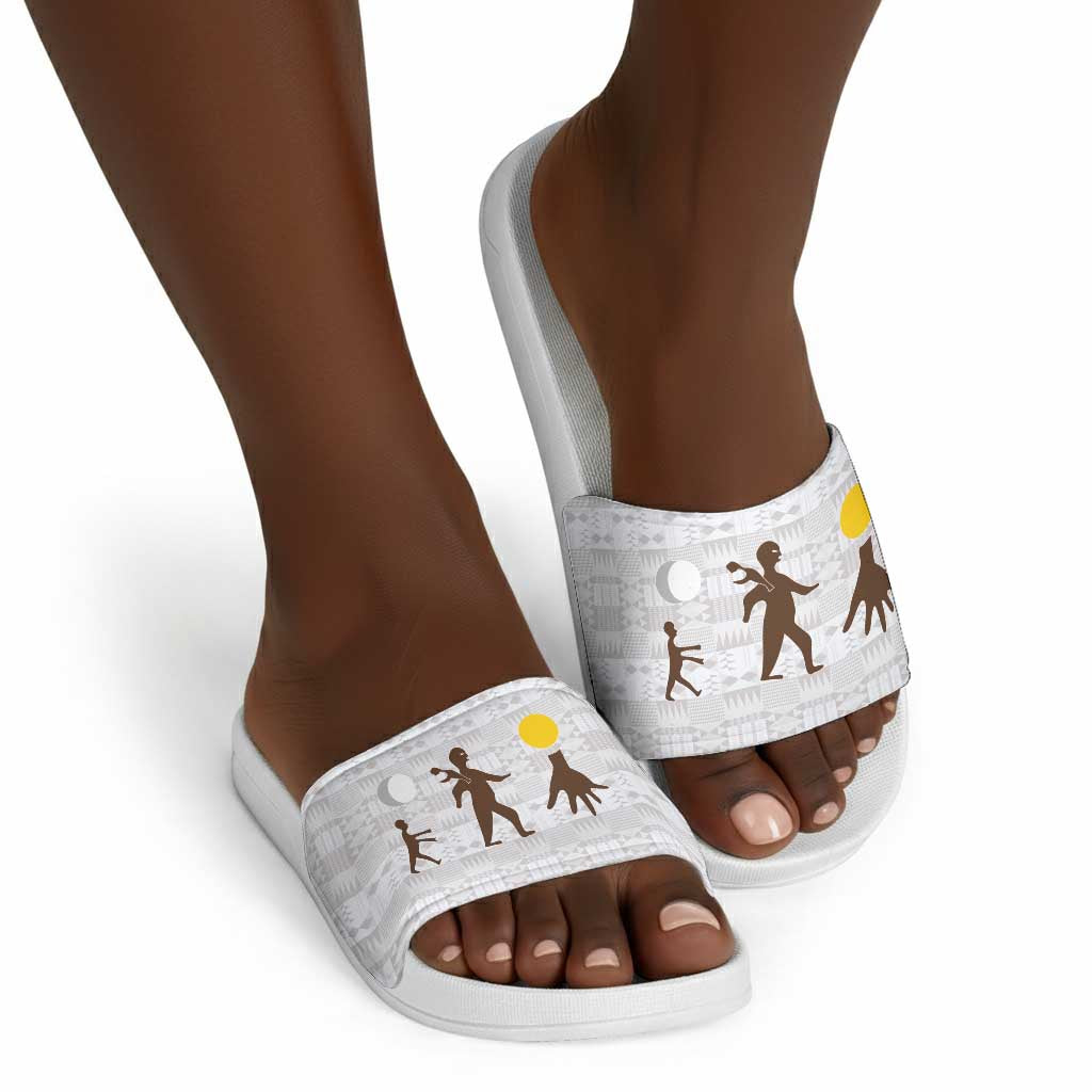 Kingdom of Kakongo Slide Sandals Royal Stylized