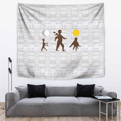 Kingdom of Kakongo Tapestry Royal Stylized
