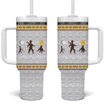 Kingdom of Kakongo Tumbler With Handle Royal Stylized