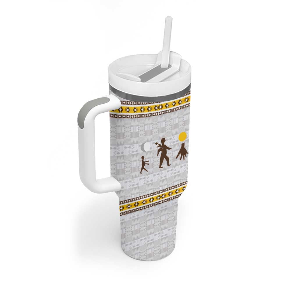 Kingdom of Kakongo Tumbler With Handle Royal Stylized