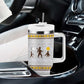Kingdom of Kakongo Tumbler With Handle Royal Stylized