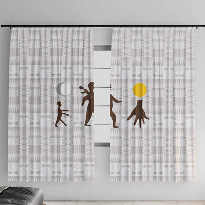Kingdom of Kakongo Window Curtain Royal Stylized