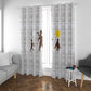 Kingdom of Kakongo Window Curtain Royal Stylized