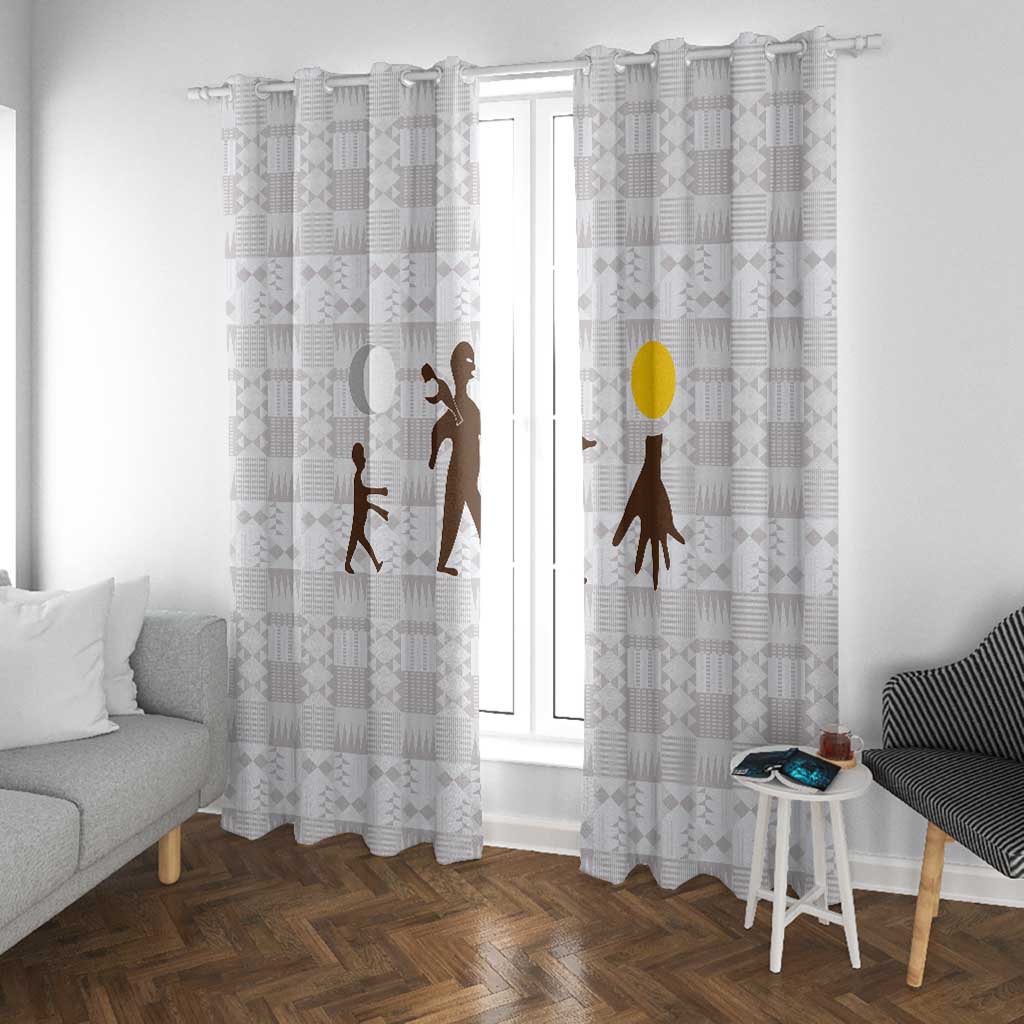 Kingdom of Kakongo Window Curtain Royal Stylized