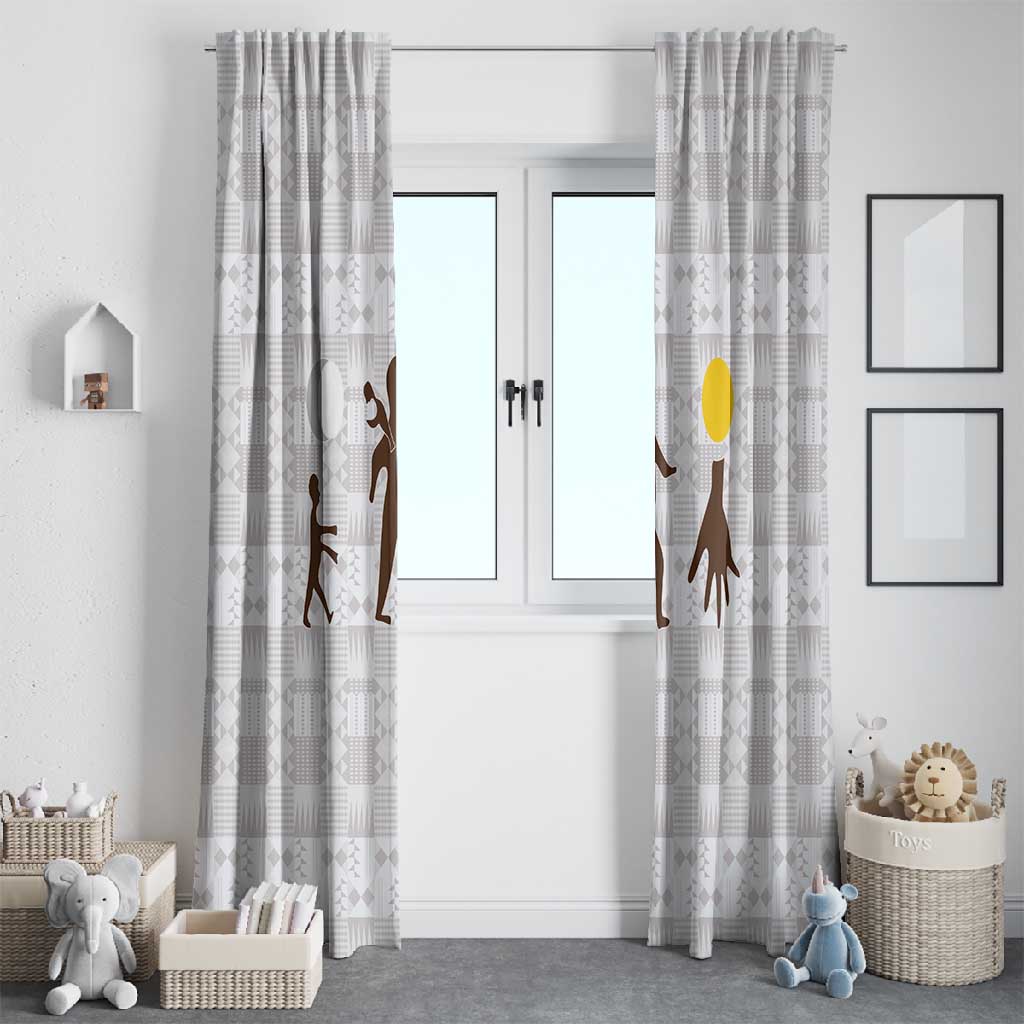 Kingdom of Kakongo Window Curtain Royal Stylized