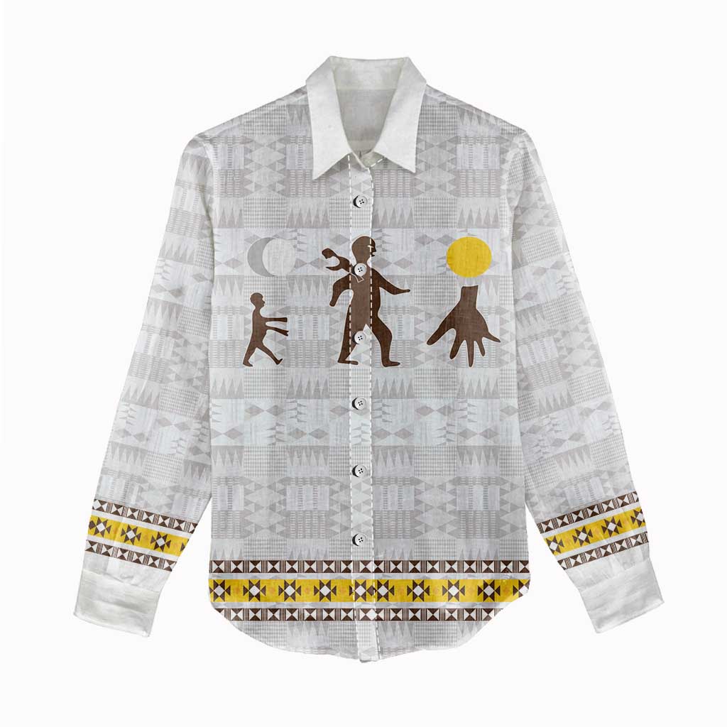 Personalized Kingdom of Kakongo Women Casual Shirt Royal Stylized