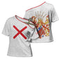 Kingdom of Kongo Cross Shoulder Shirt Kongo dya Ntotila