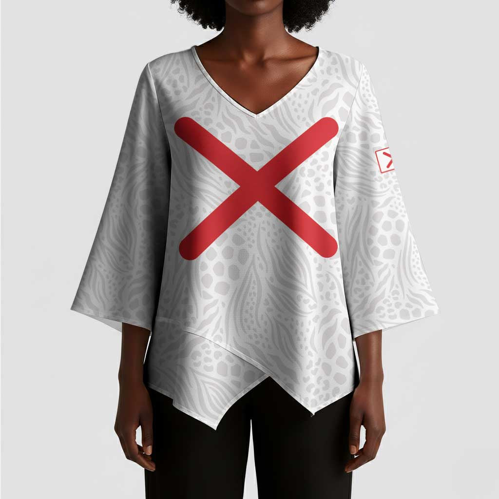 Kingdom of Kongo Kimono Sleeve Blouse Kongo dya Ntotila
