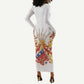 Kingdom of Kongo Long Sleeve Bodycon Dress Kongo dya Ntotila