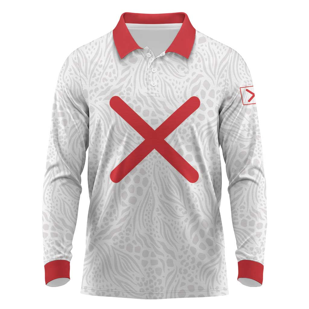 Kingdom of Kongo Long Sleeve Polo Shirt Kongo dya Ntotila