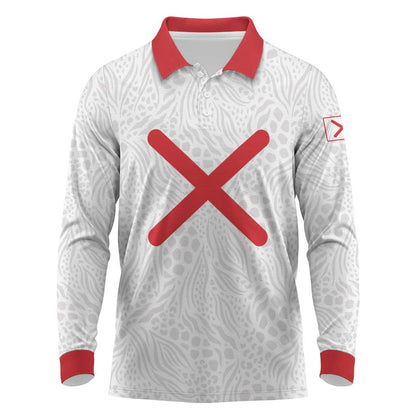 Kingdom of Kongo Long Sleeve Polo Shirt Kongo dya Ntotila