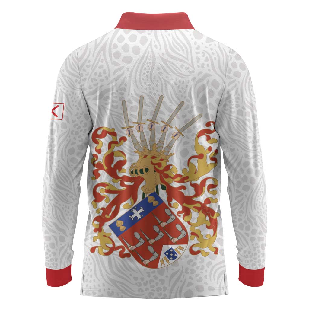 Kingdom of Kongo Long Sleeve Polo Shirt Kongo dya Ntotila