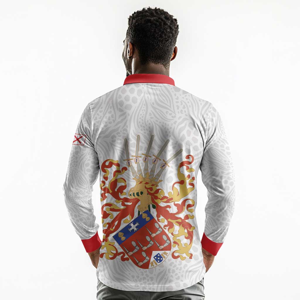 Kingdom of Kongo Long Sleeve Polo Shirt Kongo dya Ntotila