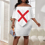 Kingdom of Kongo Off Shoulder Short Dress Kongo dya Ntotila