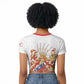 Kingdom of Kongo Raglan Cropped T shirt Kongo dya Ntotila