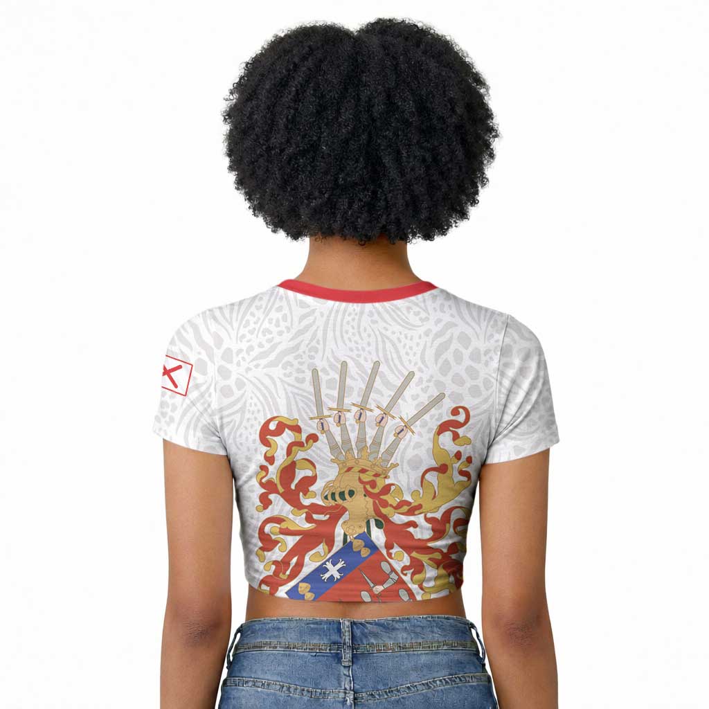 Kingdom of Kongo Raglan Cropped T shirt Kongo dya Ntotila