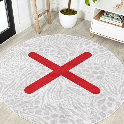 Kingdom of Kongo Round Carpet Kongo dya Ntotila