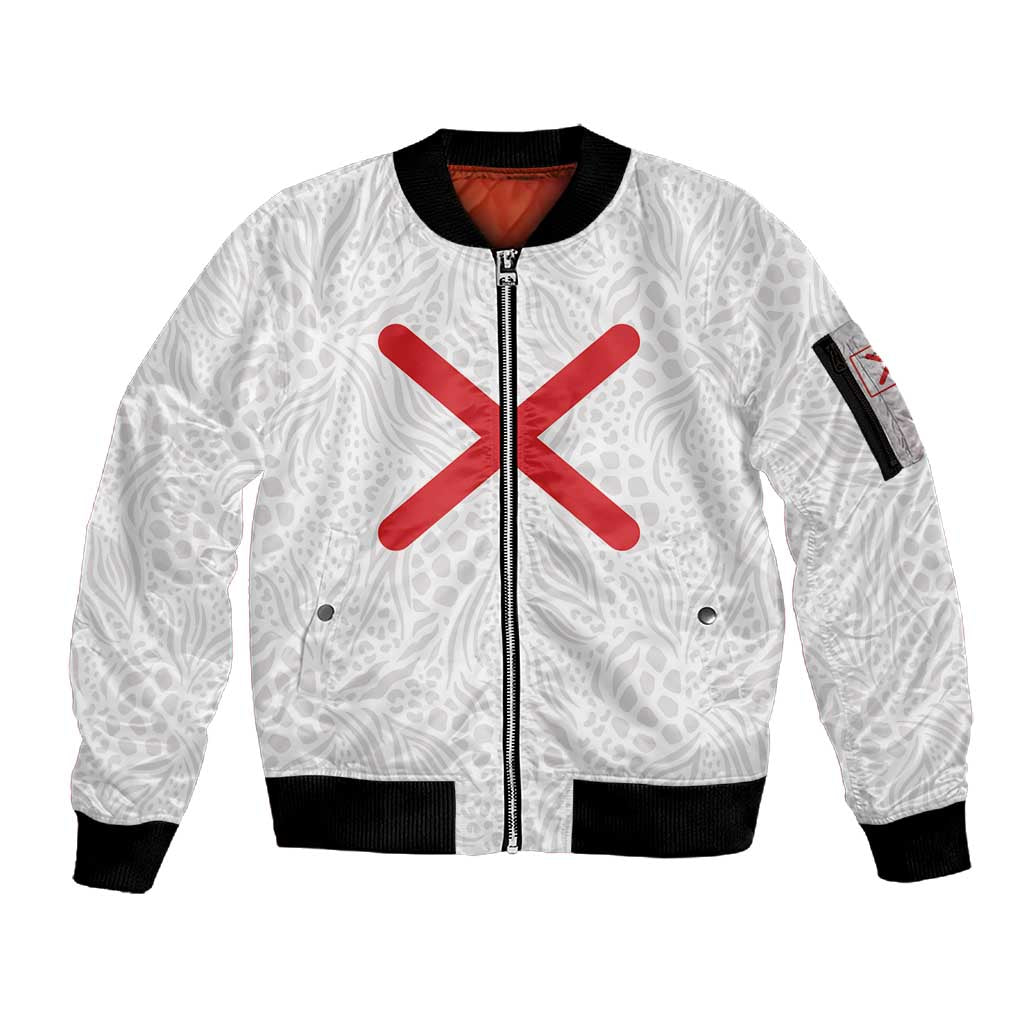 Kingdom of Kongo Sleeve Zip Bomber Jacket Kongo dya Ntotila