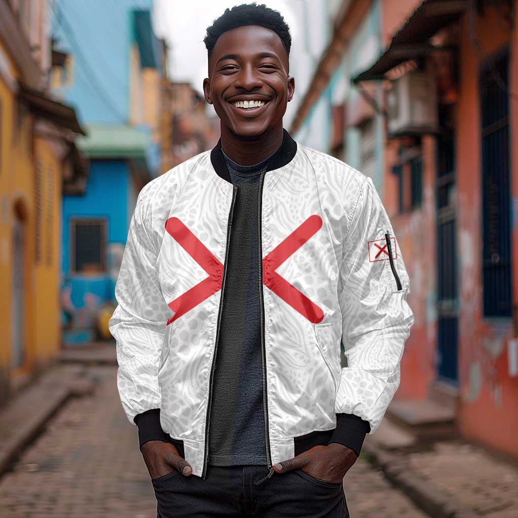 Kingdom of Kongo Sleeve Zip Bomber Jacket Kongo dya Ntotila