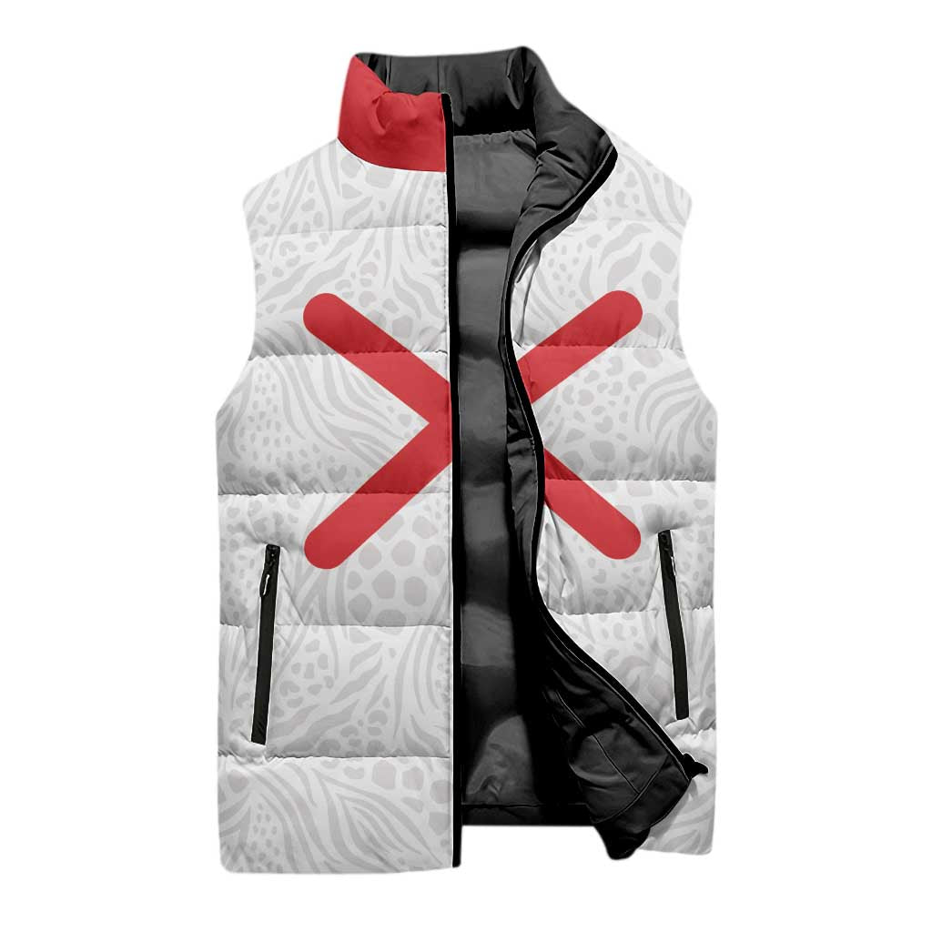 Kingdom of Kongo Sleeveless Puffer Jacket Kongo dya Ntotila