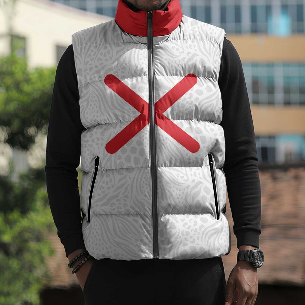 Kingdom of Kongo Sleeveless Puffer Jacket Kongo dya Ntotila