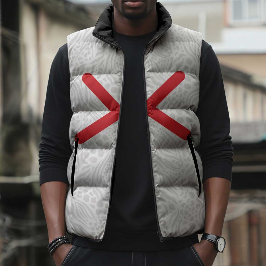 Kingdom of Kongo Sleeveless Puffer Jacket Kongo dya Ntotila