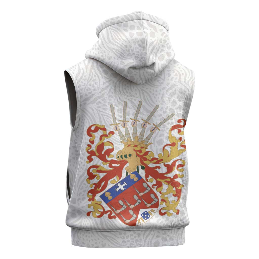 Kingdom of Kongo Sleeveless Zip Hoodie Kongo dya Ntotila