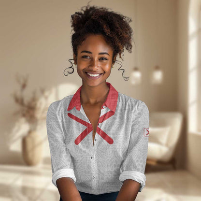 Kingdom of Kongo Women Casual Shirt Kongo dya Ntotila