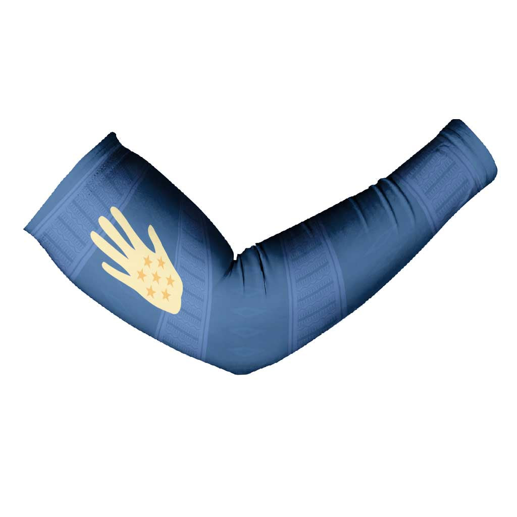 Kingdom of Loango Arm Sleeves African Pattern Flag Stylized