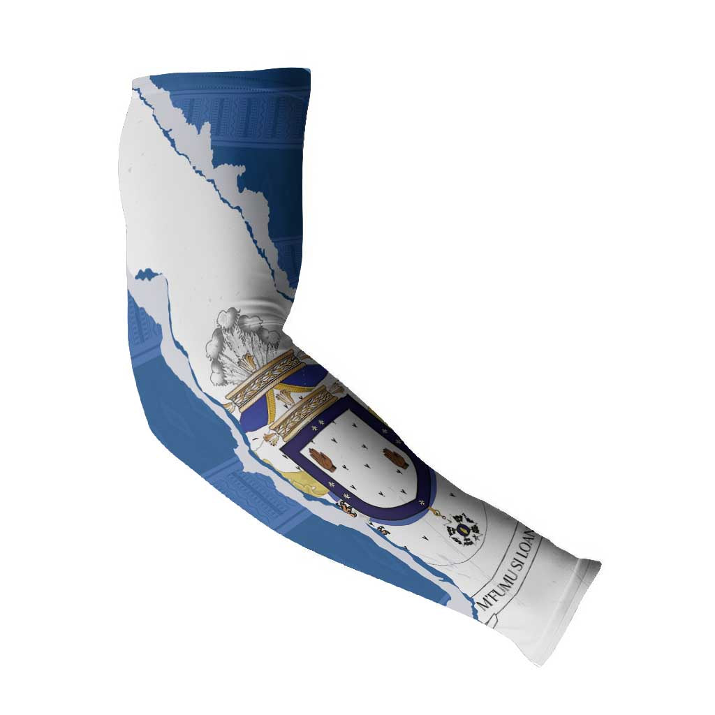 Kingdom of Loango Arm Sleeves African Pattern Flag Stylized