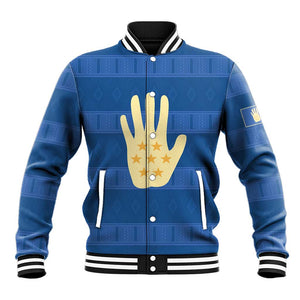 Kingdom of Loango Baseball Jacket African Pattern Flag Stylized