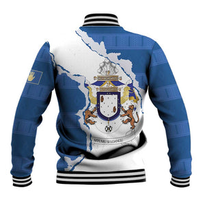 Kingdom of Loango Baseball Jacket African Pattern Flag Stylized