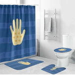 Kingdom of Loango Bathroom Set African Pattern Flag Stylized