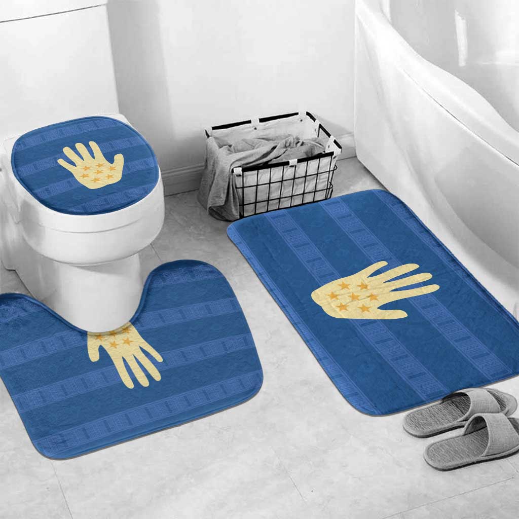 Kingdom of Loango Bathroom Set African Pattern Flag Stylized