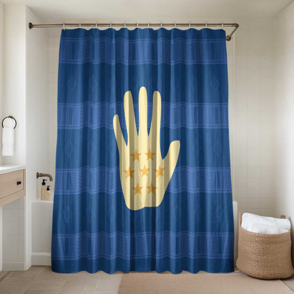 Kingdom of Loango Bathroom Set African Pattern Flag Stylized