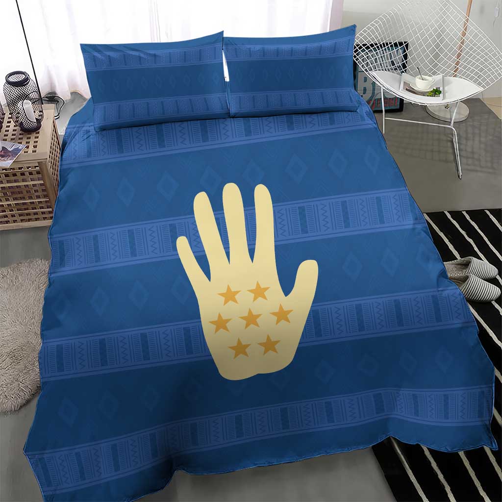 Kingdom of Loango Bedding Set African Pattern Flag Stylized