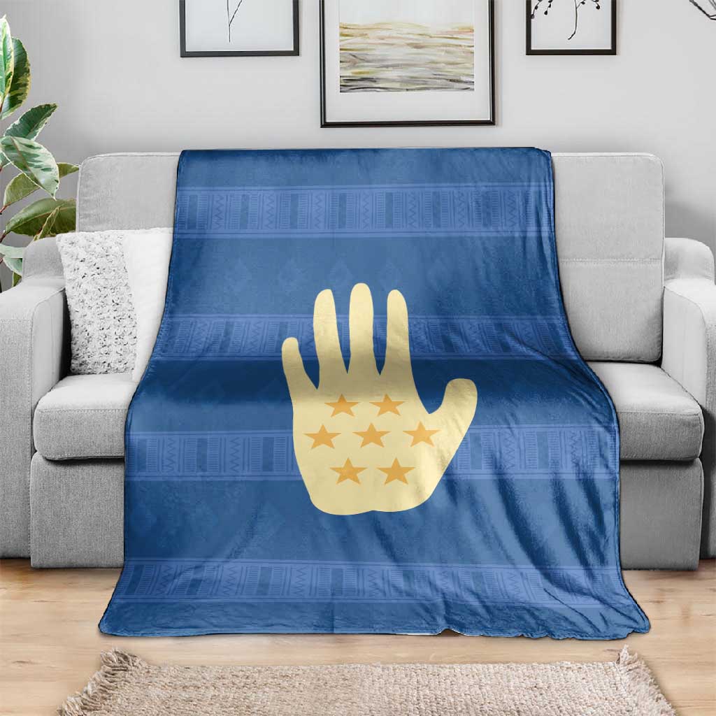 Kingdom of Loango Blanket African Pattern Flag Stylized