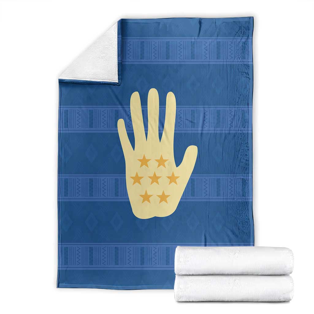 Kingdom of Loango Blanket African Pattern Flag Stylized