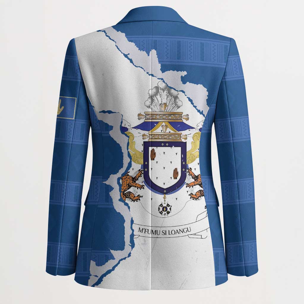 Kingdom of Loango Blazer African Pattern Flag Stylized