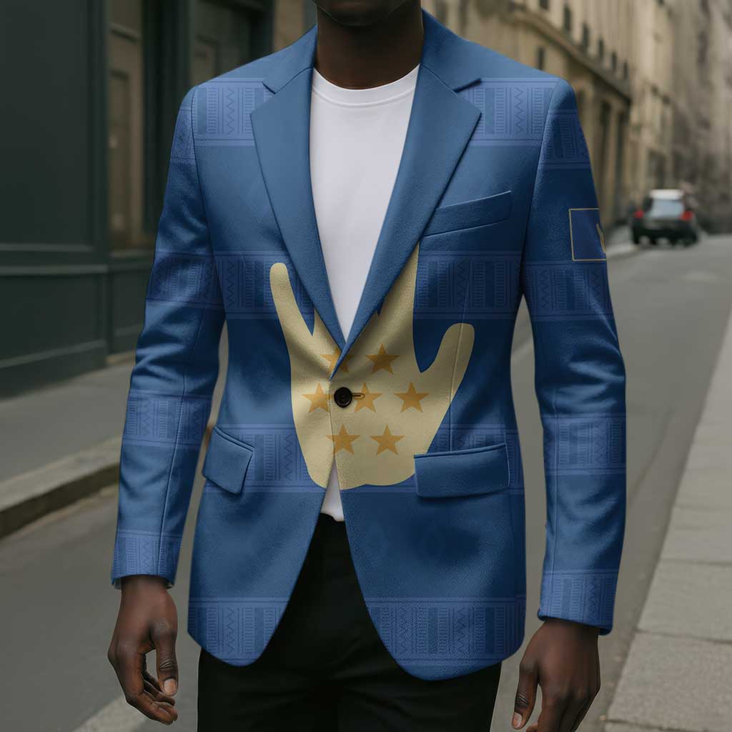 Kingdom of Loango Blazer African Pattern Flag Stylized